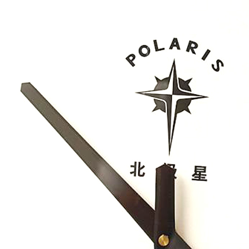 北极星 静音钟表 石英钟 原木色挂钟