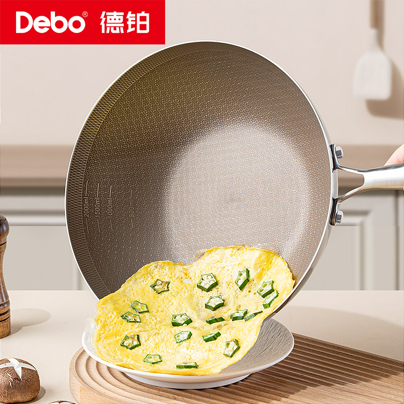 德铂(Debo) 拉齐奥炒锅28cm DEP-DS432高清大图