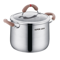 苏泊尔(SUPOR)RT20AA1/6 不锈钢汤锅 小红圈复底炖煮锅 火锅煮面锅