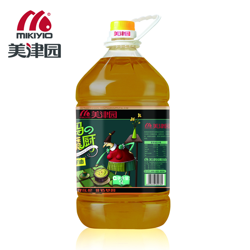 美津园粮油 非转基因 妈妈的小魔厨纯香菜籽5L