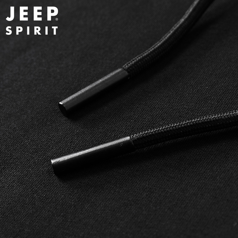JEEP SPIRIT吉普连帽卫衣男士百搭防风外套男运动时尚潮牌中青年薄款开衫上衣