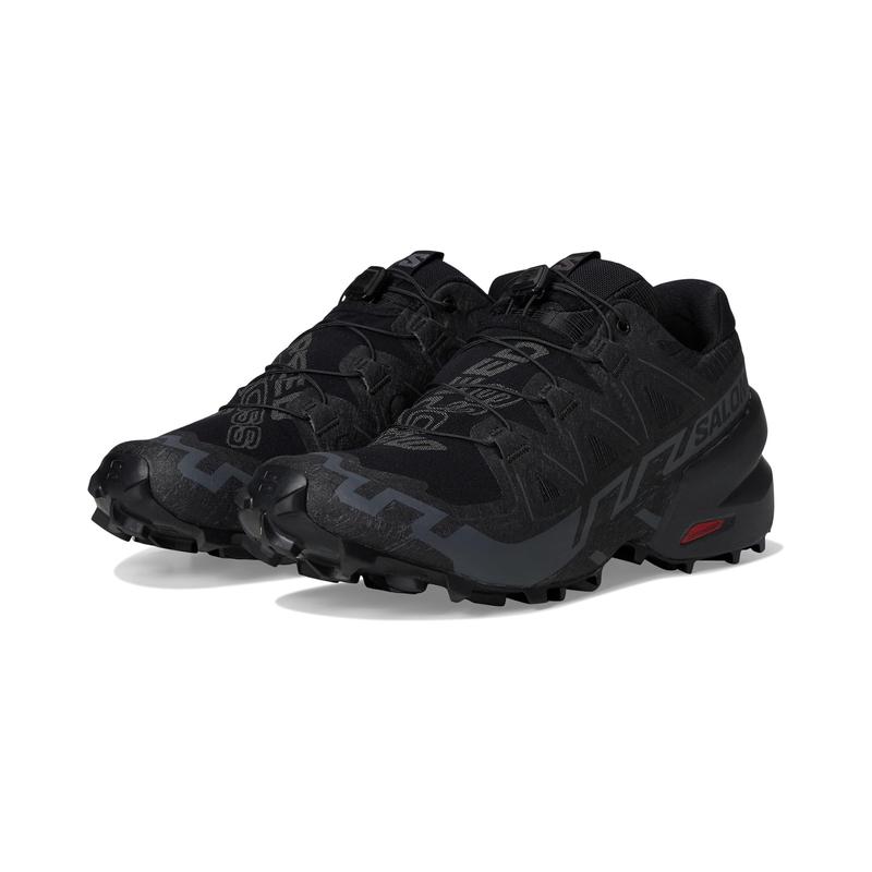 萨洛蒙(SALOMON)女士越野跑鞋防滑耐磨户外运动速干跑步鞋 Black/Black/Phantom 38.5