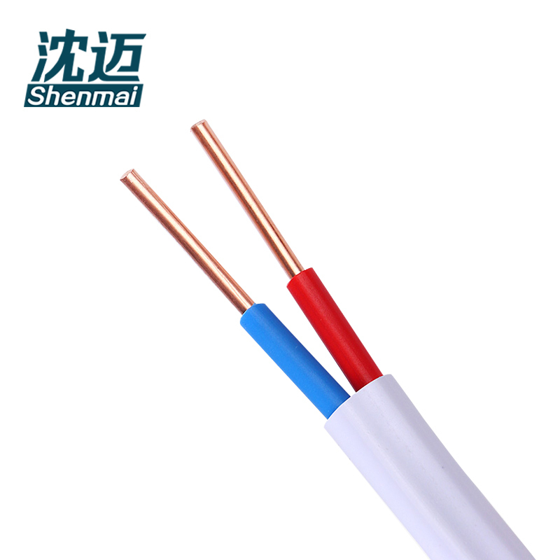 沈迈 铜芯硬电线 ZR-BVVB-2*4mm²(95米) /捆