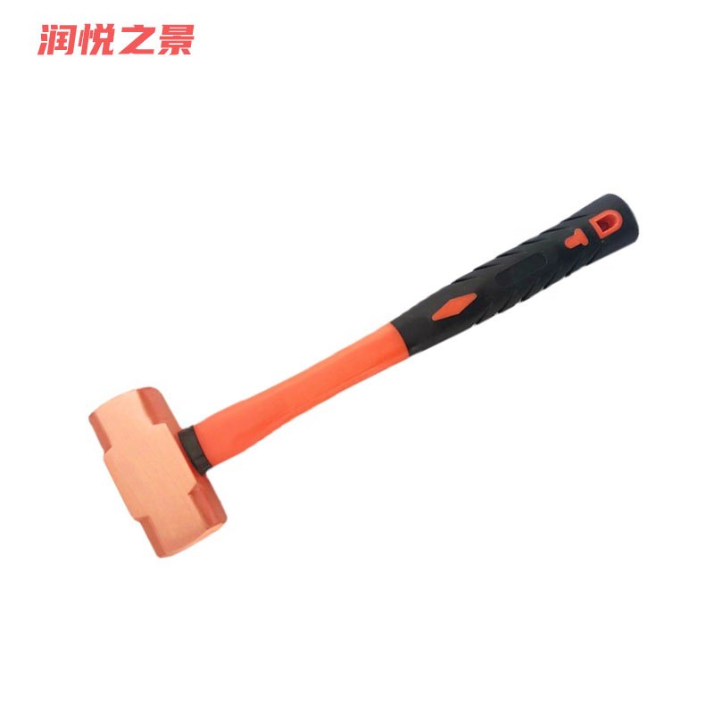 润悦之景 防爆紫铜八角锤 3磅 把高清大图