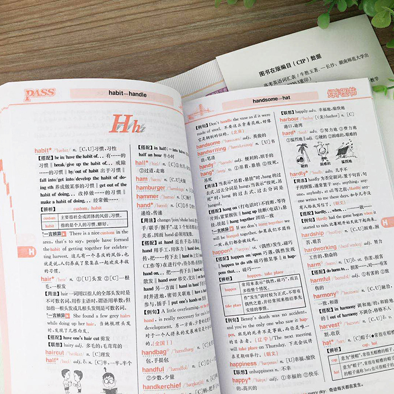 2021绿卡新高一必背备考系列 高考英语词汇表 词汇 差距词汇 短语搭配 真题例句 第7次修订 湖南师范大学出版社