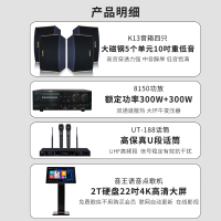 奔腾(BNTN) 套装家庭影院 点歌机KTV音响套装 卡拉OK 专业会议音响 电视音响 舞台音响 8150一拖四点歌机