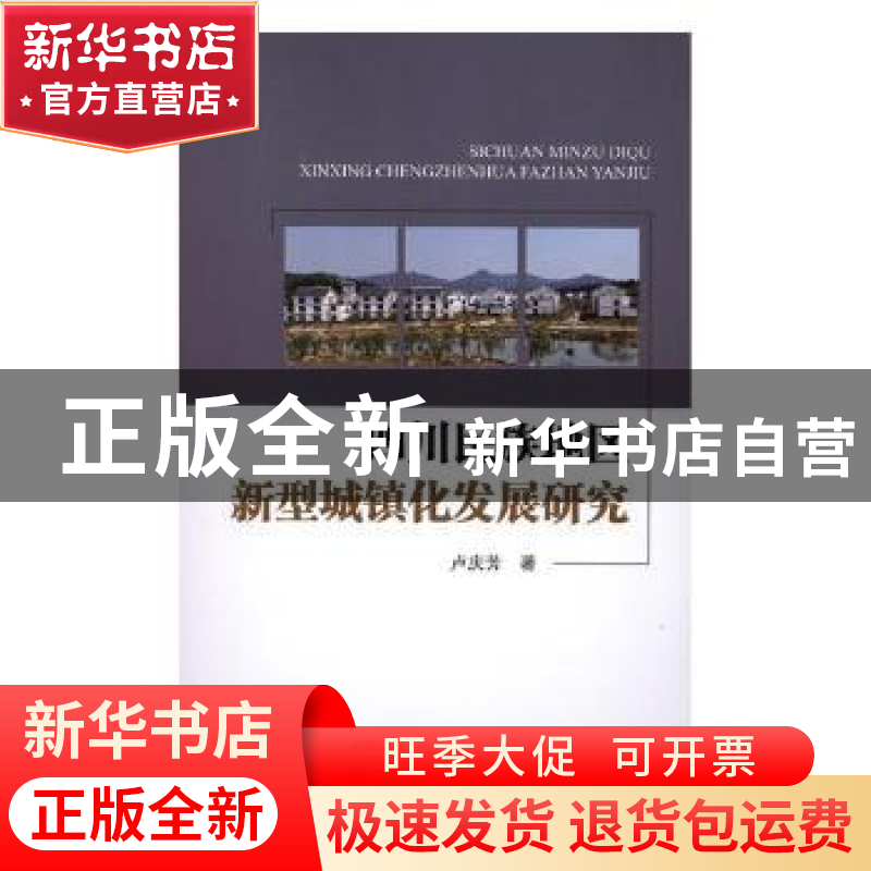 正版 四川民族地区新型城镇化发展研究 卢庆芳著 北京理工大学出