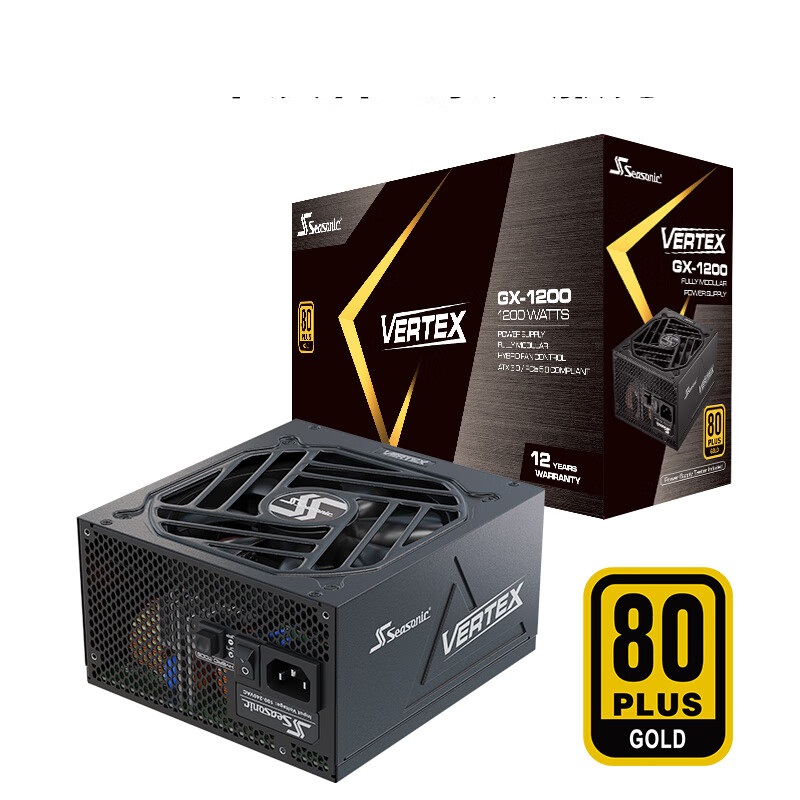 海韵峰睿1200w金牌电源全模组