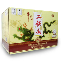 北京牛栏山二锅头 53度青龙 珍品三十年青龙 牛栏山珍品30年53度清香型500ml*6瓶装牛栏山青龙30年 整箱装白酒