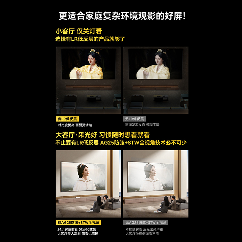 创维65英寸 65黑骑士A5F+极黑广角类纸屏 Mini LED 内置千元回音壁 护眼 超清 高配 国家补贴 一级能效高清大图