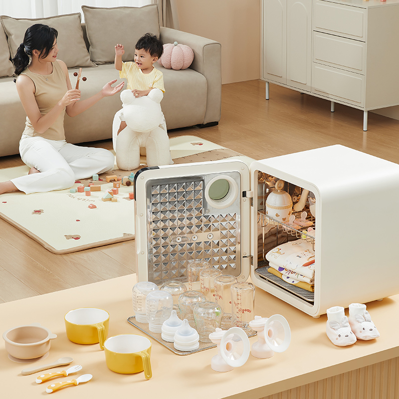 德国蓝宝消毒柜婴儿带烘干宝宝专用紫外线奶瓶消毒器二合一体机正负离子杀菌高清大图