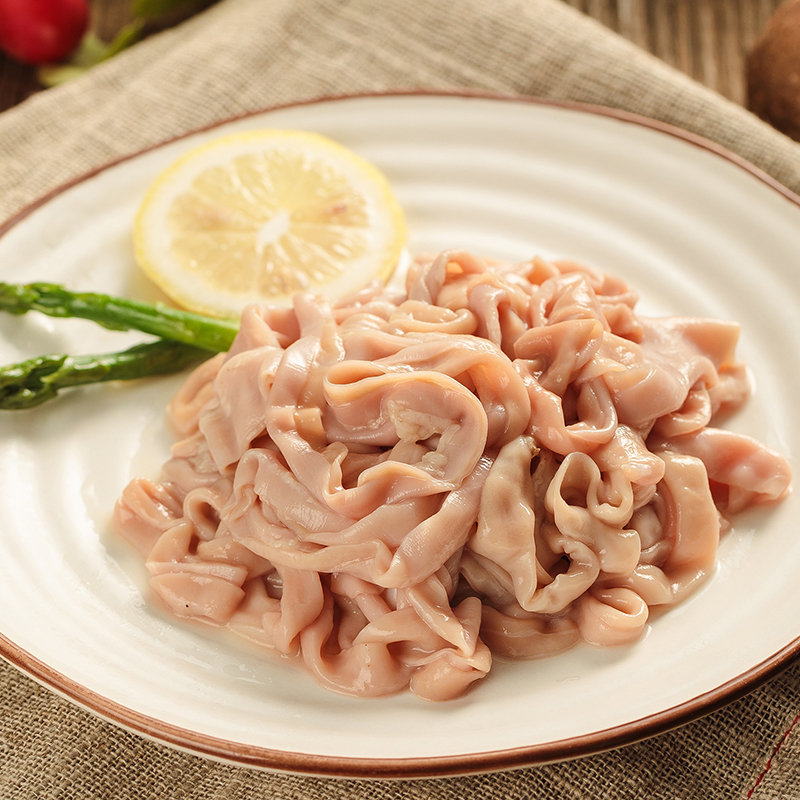 华英 精切鸭肠鸭肠衣 500g/袋 卤味火锅食材涮锅食材高清大图