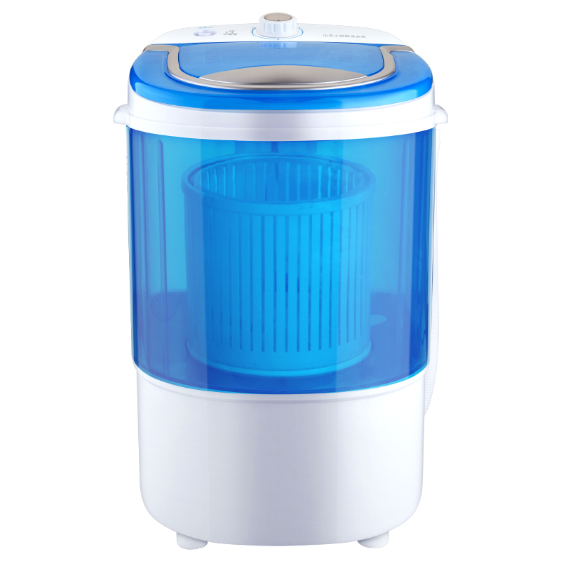 小鸭 2.5公斤 XPB25-1603E 粉红色 迷你洗衣机 小单筒半自动宝宝婴儿童洗沥一体