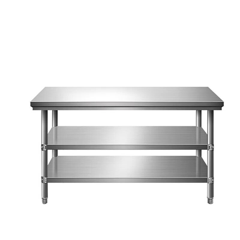 304不锈钢 三层长条桌 1500MM*600MM*750mm
