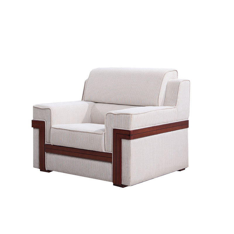 锦北接待沙发会议沙发商务洽谈沙发新中式大会堂会客沙发 B款单人位