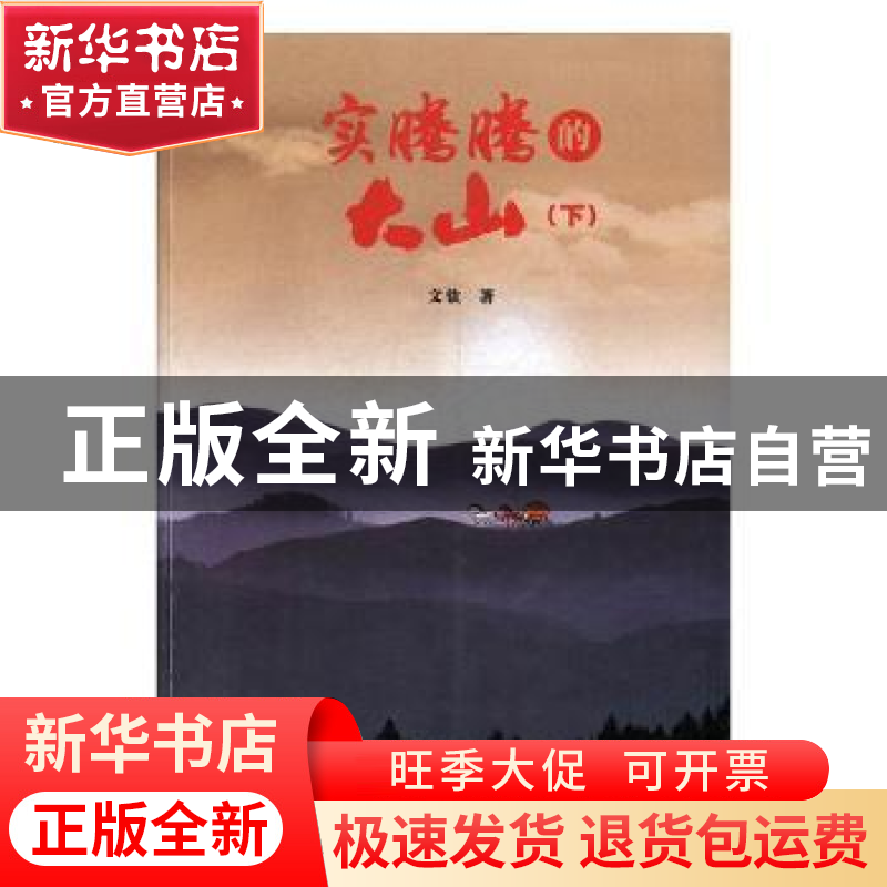 正版 实腾腾的大山:长篇小说:下 文钦著 甘肃文化出版社 97875490