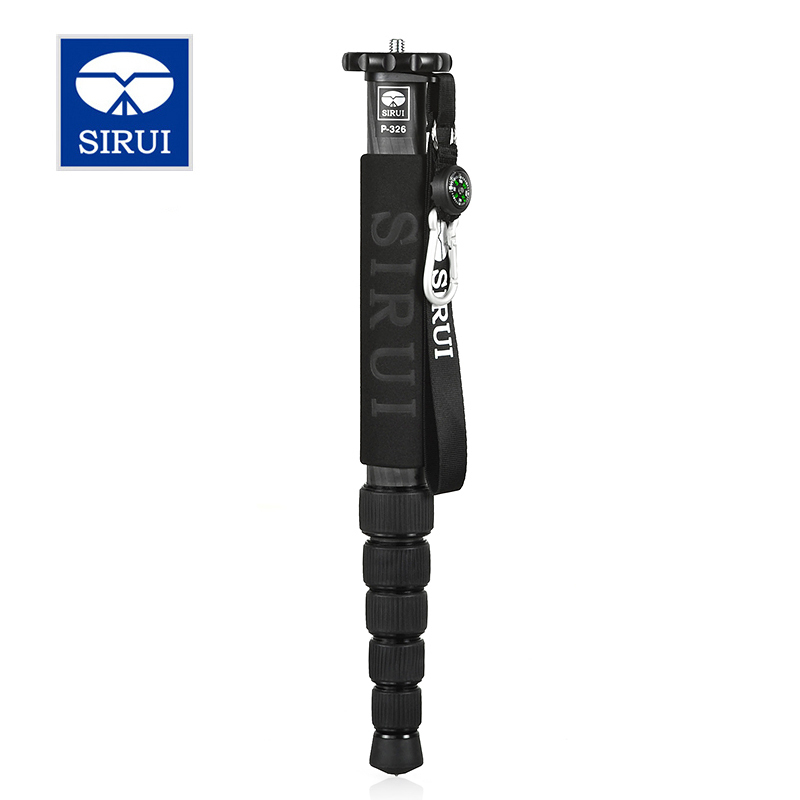 思锐 (SIRUI) P326 P系列碳纤维独脚架碳素独角架单反相机摄影便携旅行单脚架 相机脚架