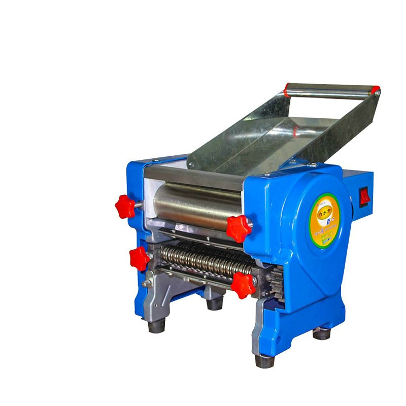 家用电动不锈型面条机机扎面机多功能商用全自动压面机饺子皮升级蓝色