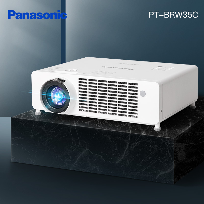 松下(Panasonic)投影仪PT-BRW35C家用办公全高清投影仪家庭影院商务教学投影机教育会议(3500流明 1080P)