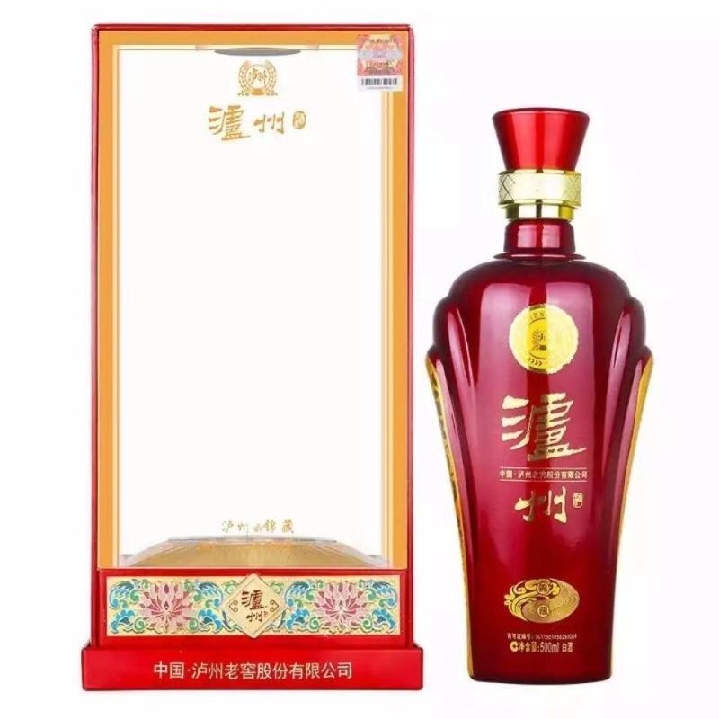 泸州老窖股份泸州 锦藏红 52度 浓香型白酒 500ml*6 箱装