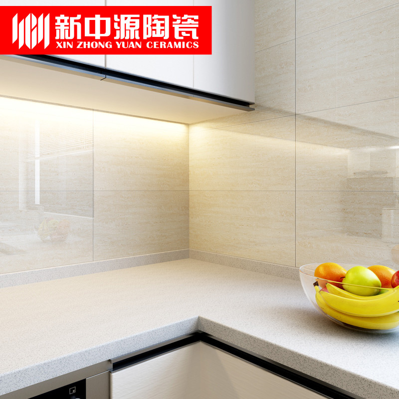 新中源陶瓷厨房卫生间瓷砖地砖防滑300x600仿木纹墙砖浴室地砖6311