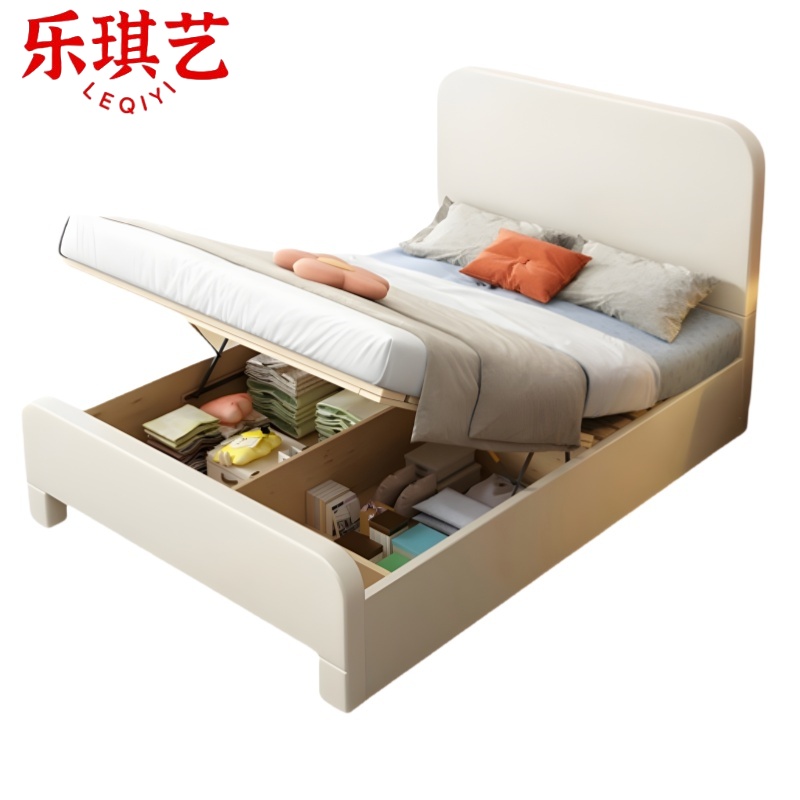 乐琪艺 实木床 LQY-SMC-03 张高清大图