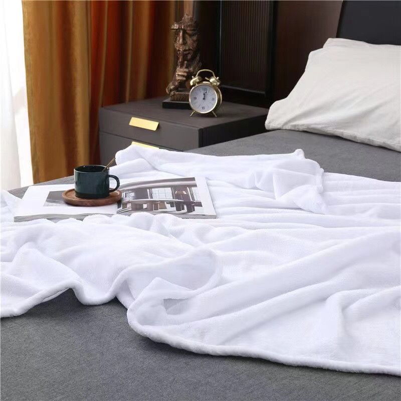 法兰绒床单四季加绒毛毯空调被办公室午睡毯毯子学生毯高清大图