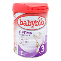法国进口 伴宝乐(babybio)有机 红罐 3段奶粉 10-36个月800g*6罐装