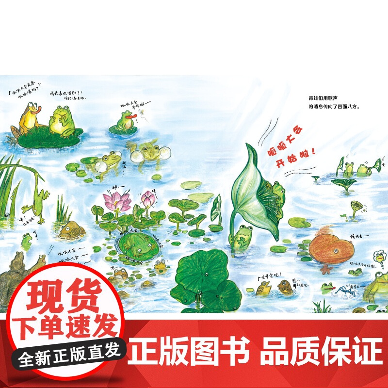 呱呱大会开始啦(“呱噪”中观察感受自然的生生不息)高清大图