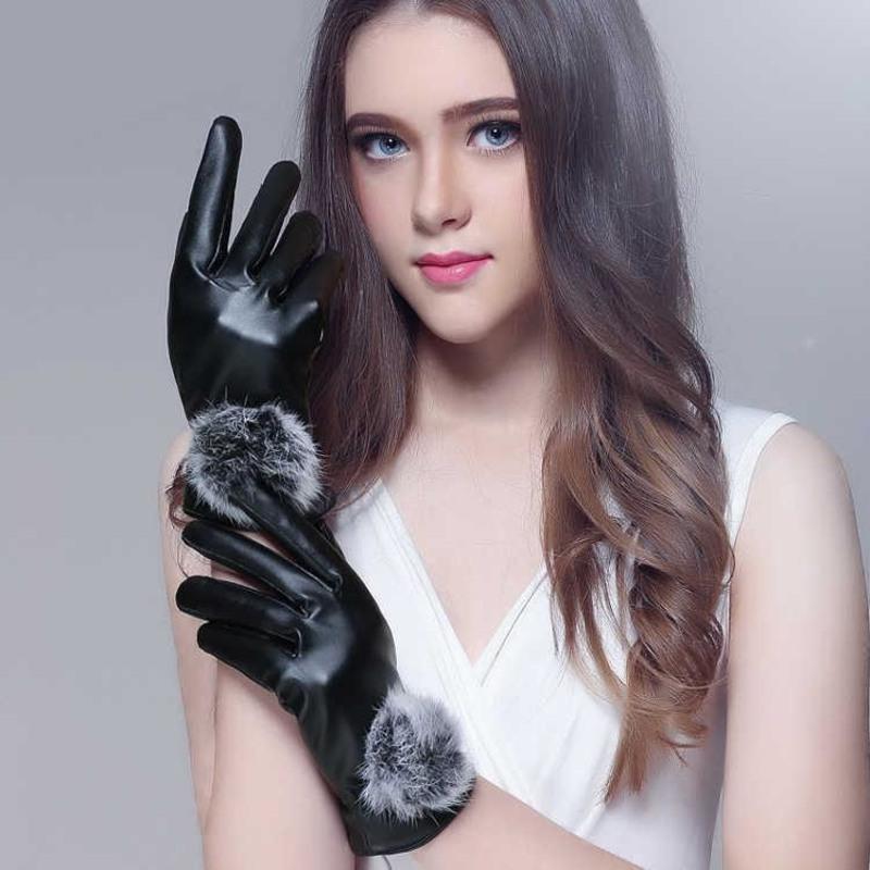 男士女士触屏皮手套防风防水保暖加绒韩版骑车摩托车手套精品男士加绒