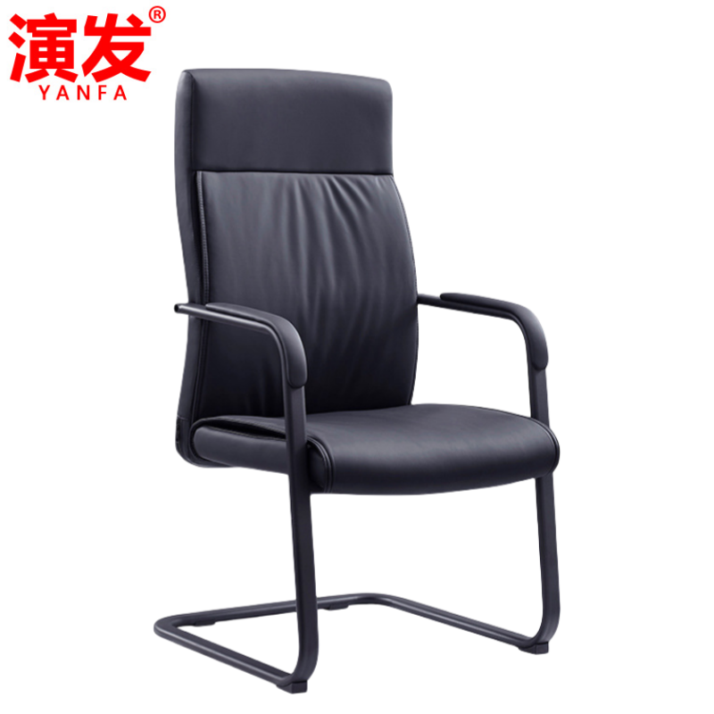 职员椅黑架款把高清大图