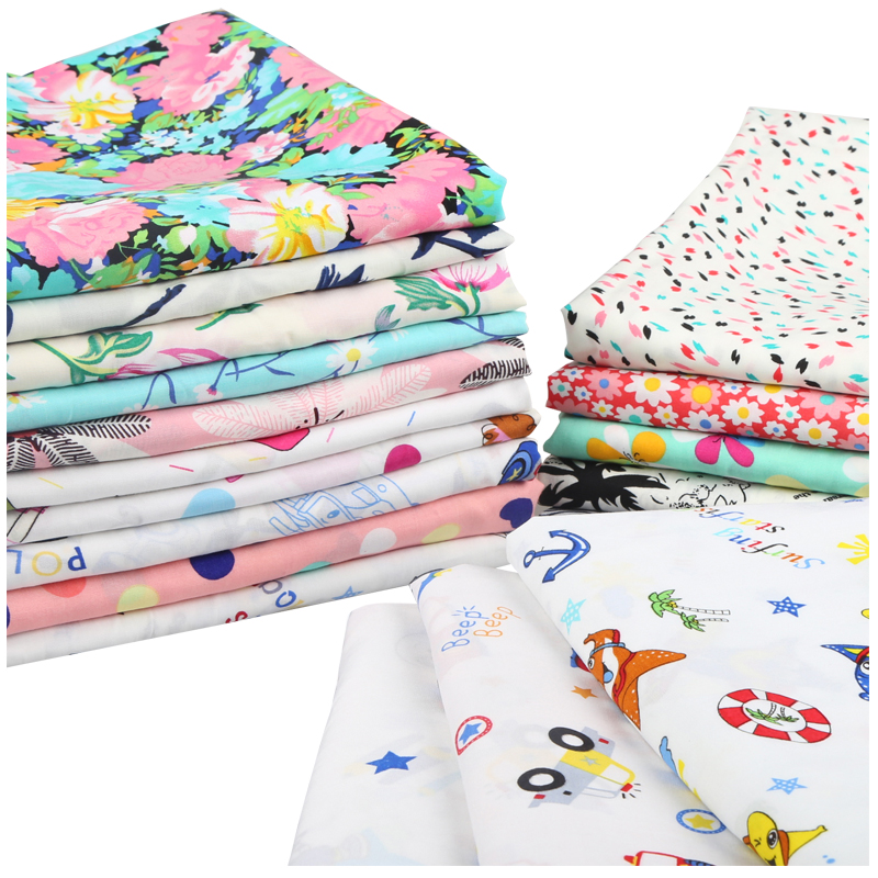 家柏饰(CORATED)印花人造棉布料绵绸棉绸布儿童宝宝夏季睡衣服装面料 粉底兔子(1米价)高清大图