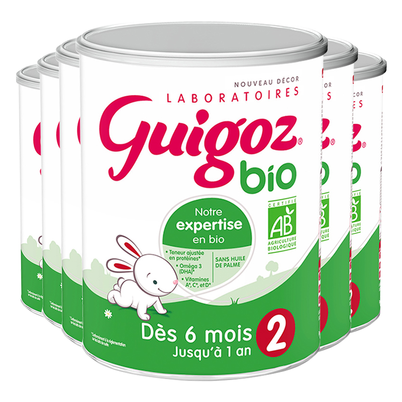 法国进口 Guigoz 古戈氏有机配方2段Bio奶粉