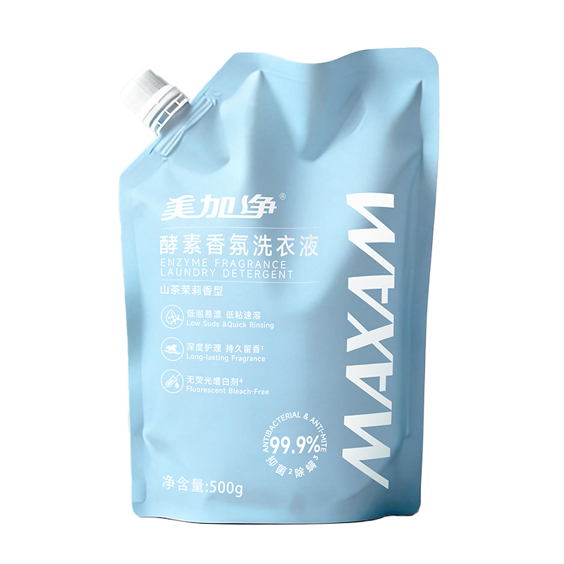 美加净酵素香氛洗衣液500g(带嘴袋版)