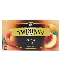 Twinings川宁 红茶蜜桃果香 红茶50g/25片 红茶包果味茶包袋泡茶