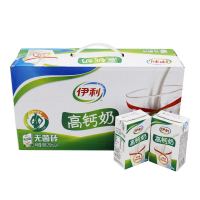 新货伊利高钙奶250ml 24盒整箱无菌砖儿童早餐成人牛奶包