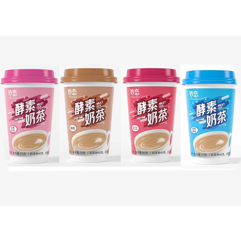 妙恋3942酵素奶茶70g 30杯/箱 香芋味