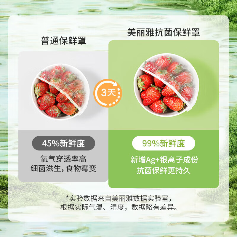 美丽雅抗菌保鲜罩100只HC085138(15件起拍)高清大图