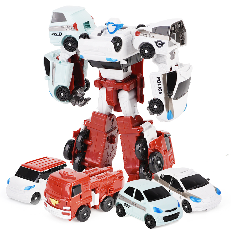 托宝兄弟(tobot)男孩女孩玩具金刚手动合体变形车机器人汽车x战士夸特