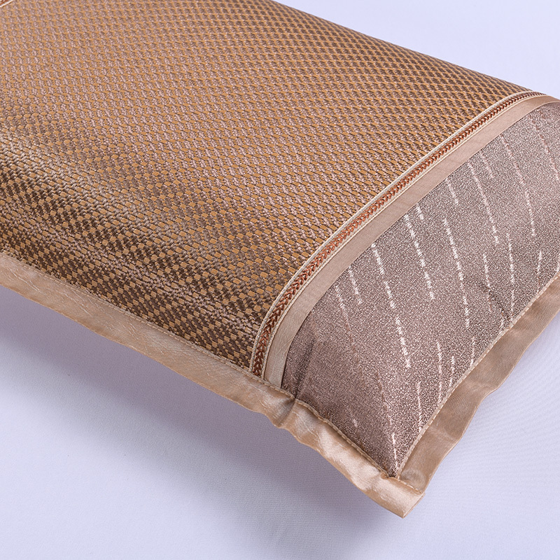 家柏饰corated夏季凉席枕套单双人凉爽冰丝枕席成人夏天枕芯枕头套子