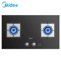 美的(Midea)燃气灶JZT-Q35 智能定时燃气灶 钢化玻璃燃气灶(天然气) 一级能效双灶嵌入式 台嵌两用燃气灶具