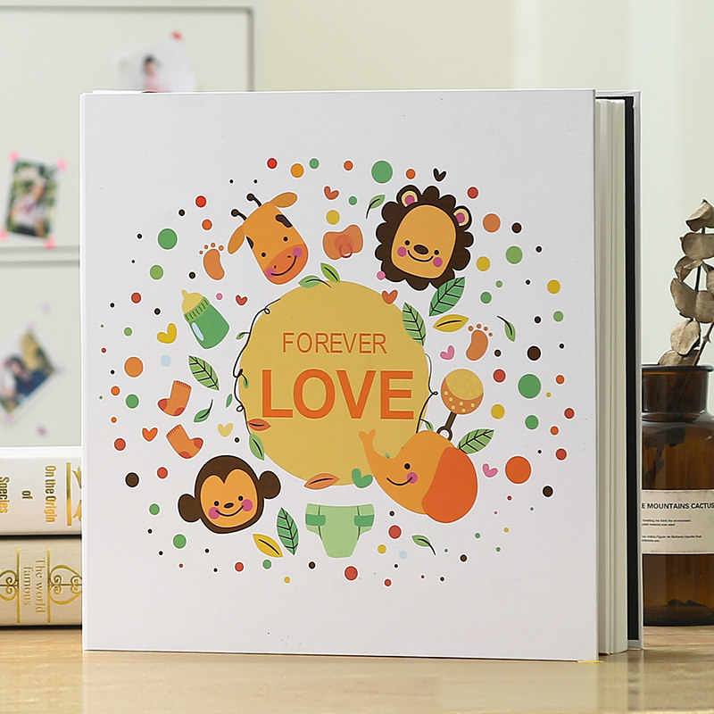 18寸lovebaby 相册内页[80面] 相册影集diy相册本纪念册自粘贴式覆膜