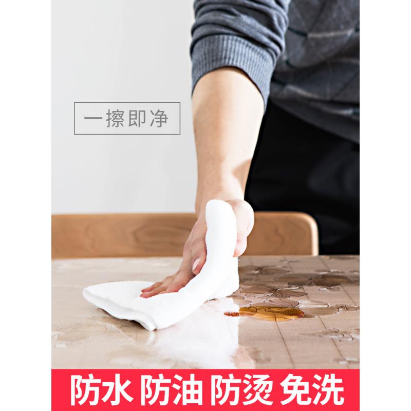 家柏饰(CORATED)加厚水晶板餐桌布透明桌垫pvc软玻璃垫桌布防水防烫塑料台布批发高清大图