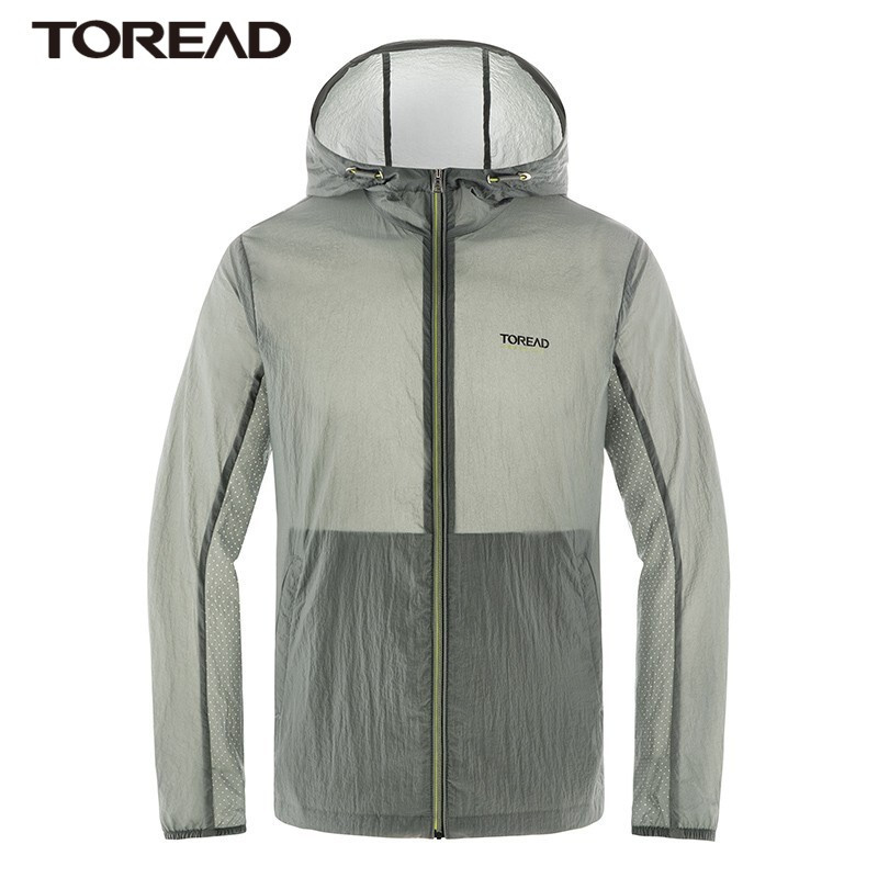 探路者(TOREAD)防晒衣 男 春夏新品 UPF40+防晒服户外风衣轻薄透气防紫外线皮肤衣