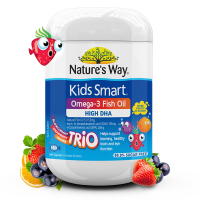 Nature’s Way佳思敏儿童复合维生素三色鱼油软糖180粒 6个月以上宝宝食用