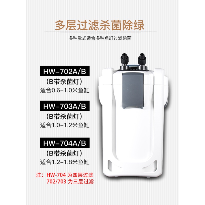 鱼缸净水过滤器外置过滤桶水族箱缸过滤设备净水器高清大图