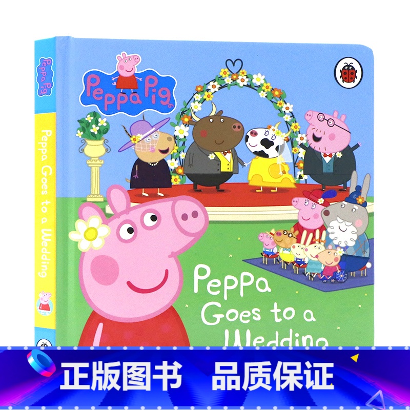 [正版]​小猪佩奇去参加婚礼英文原版绘本 Peppa Goes to a Wedding 粉红猪小妹Peppa Pig