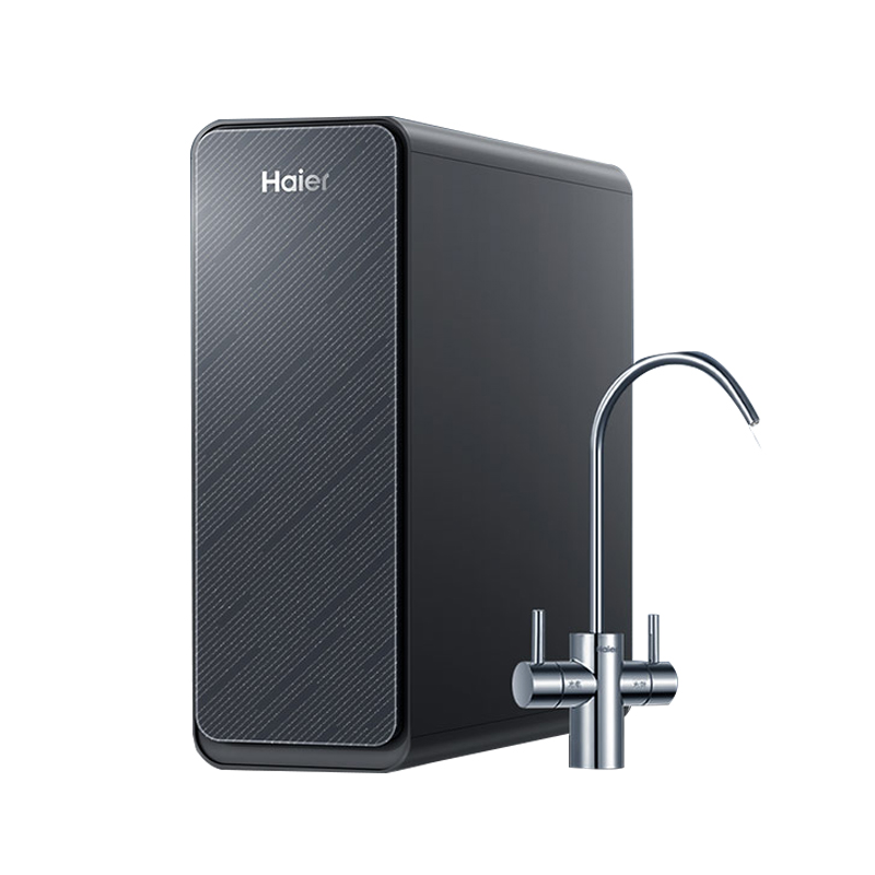 海尔家用净水器玄晶款厨房净水机双出水RO反渗透鲜活厨下净水过滤加热净饮新款800G大通量HKC1560-R689D2U1高清大图