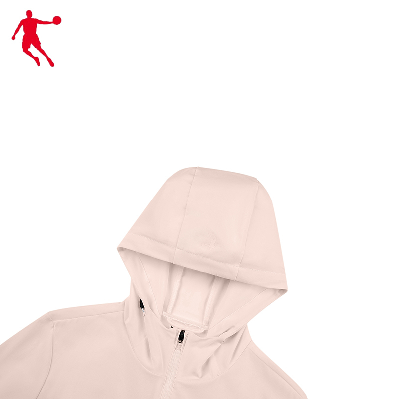 乔丹 梭织风衣 防晒衣 女款 kfd22221352 薄纱粉 4xl码 吸湿速干 件