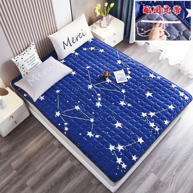 法兰绒床垫加厚防滑冬天保暖睡垫榻榻米软垫被学生宿舍单人床褥子 北斗七星亲肤法兰绒保暖2cm厚 100厘米宽x200厘米长宿舍床
